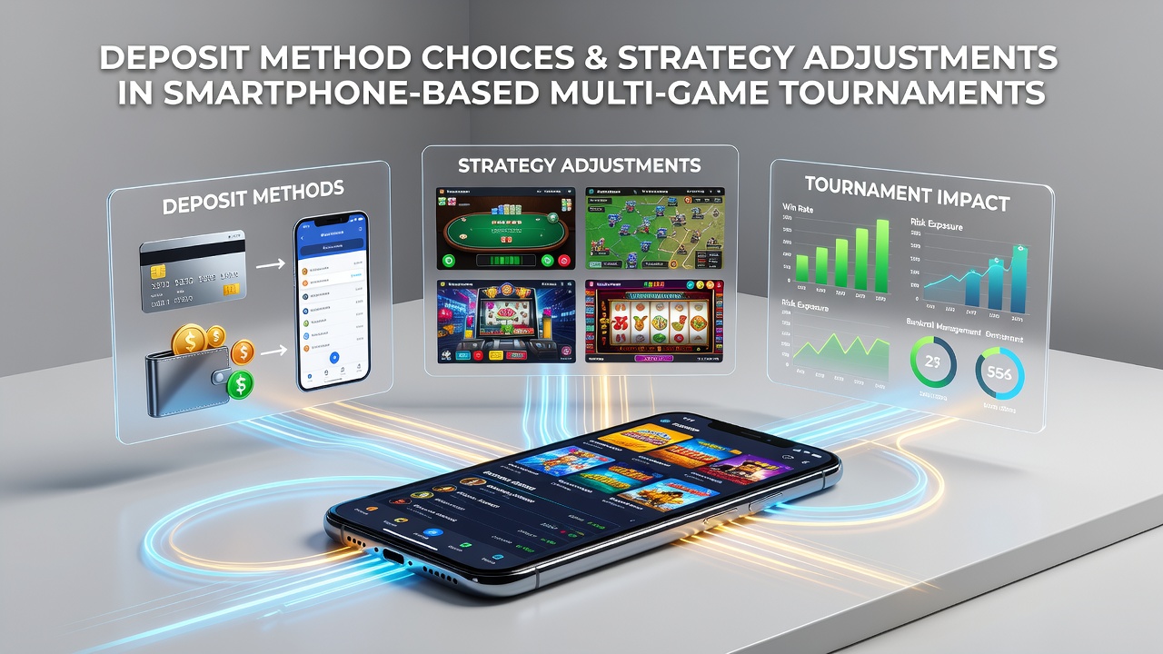 Close-up of a mobile app showing transaction confirmation during a blended poker and slots tournament