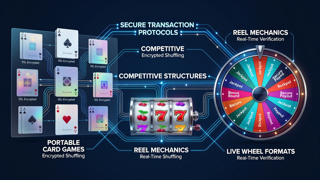 Secure transaction protocols enabling seamless gameplay across mobile card games, slots, and live roulette formats