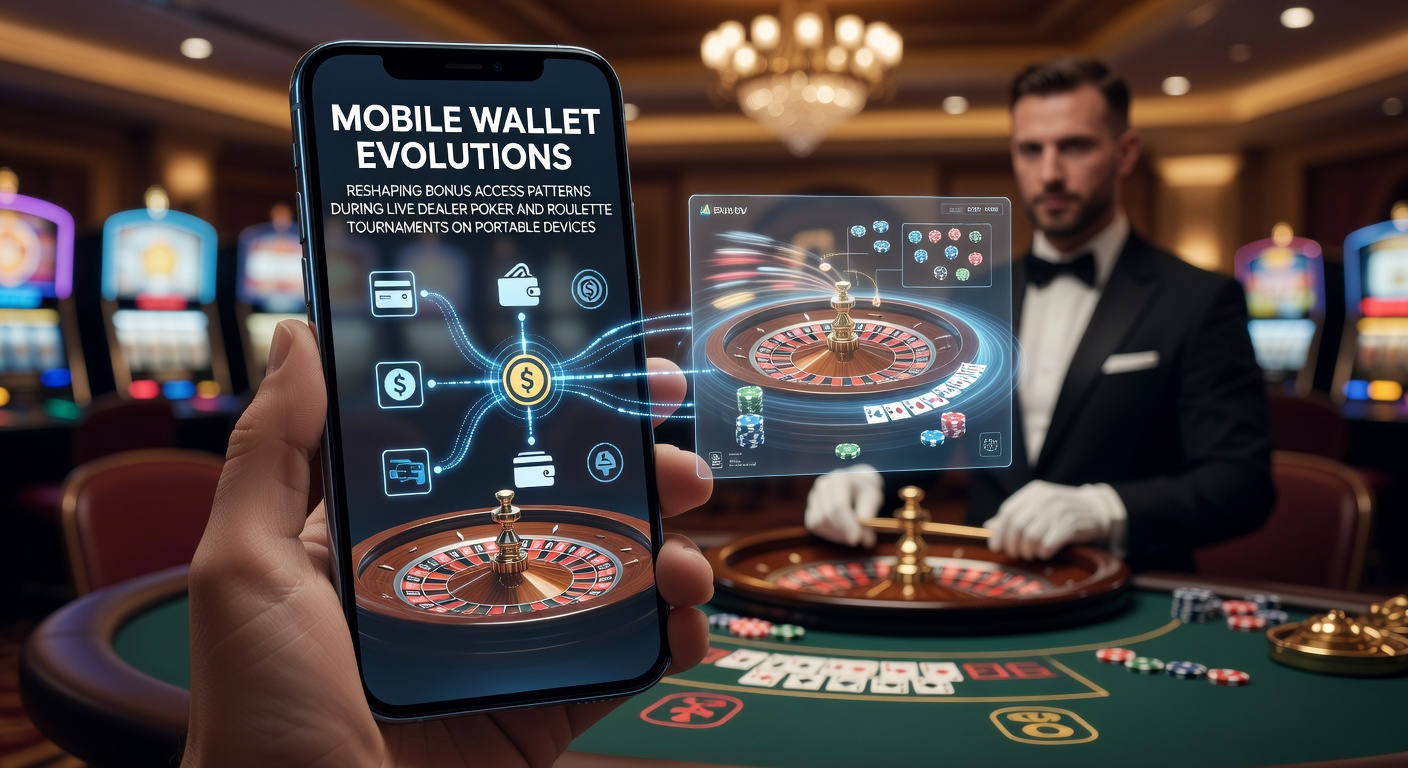 Mobile wallet interface displayed on a smartphone during a live dealer roulette tournament session
