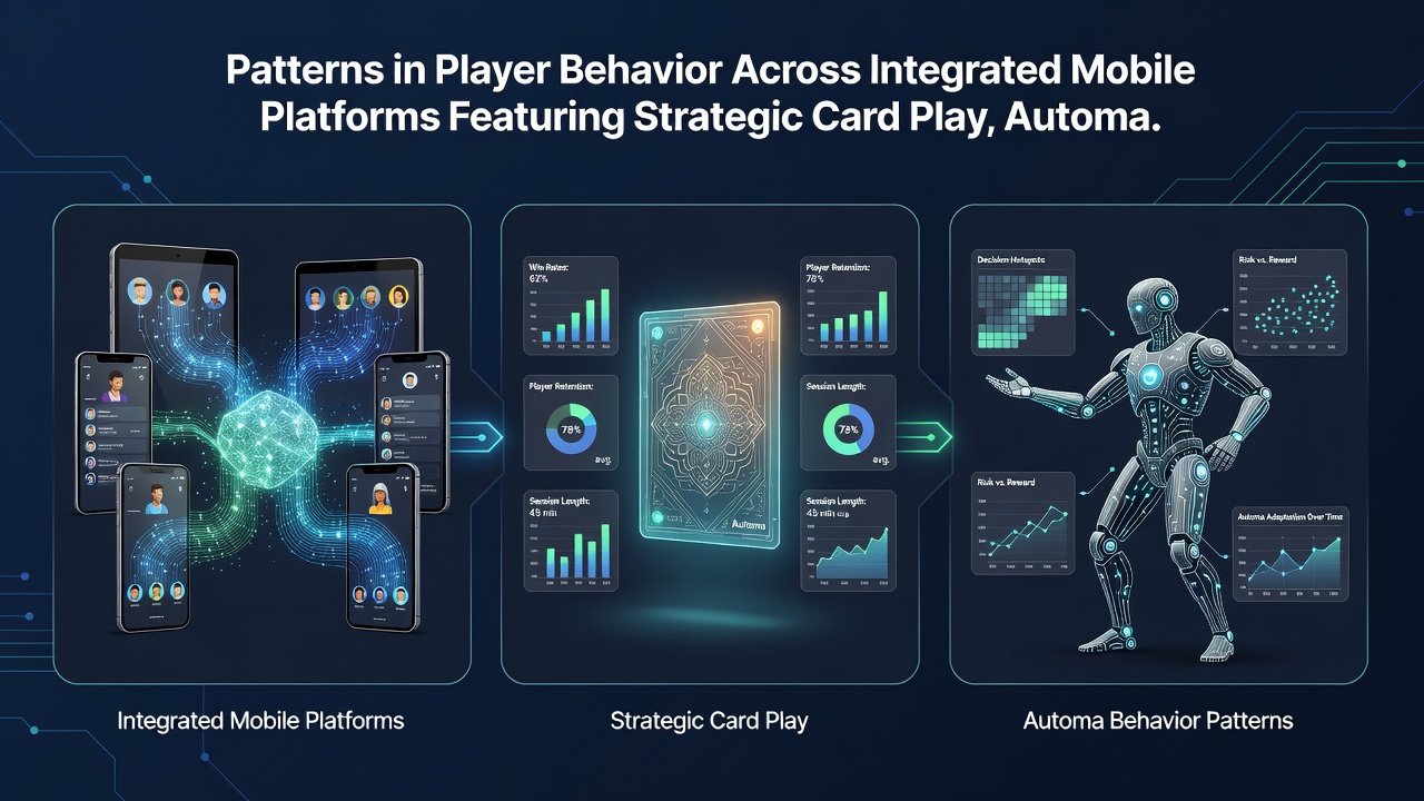 Player analytics dashboard displaying behavior patterns across card games, slots, and live dealer interactions